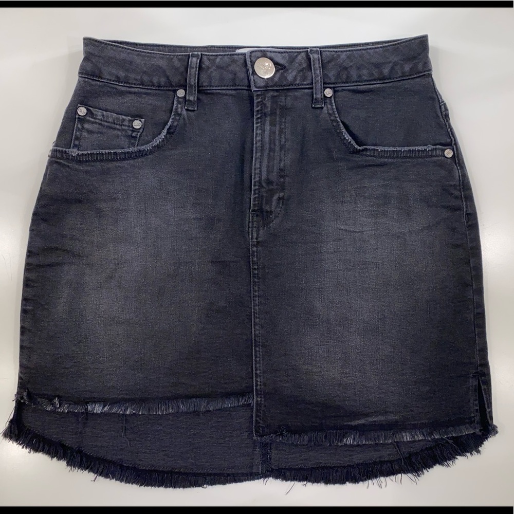 One Teaspoon 2020 Raw Hem High-Rise Skirt